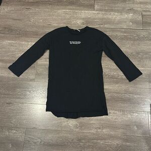 Zara graphic long sleeve size S